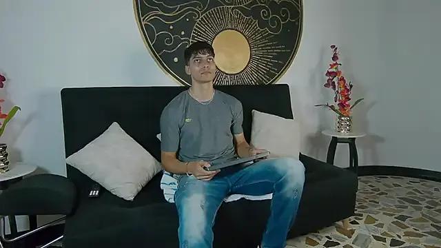 AlessioVitale — Thumb sucking + sexy gaze